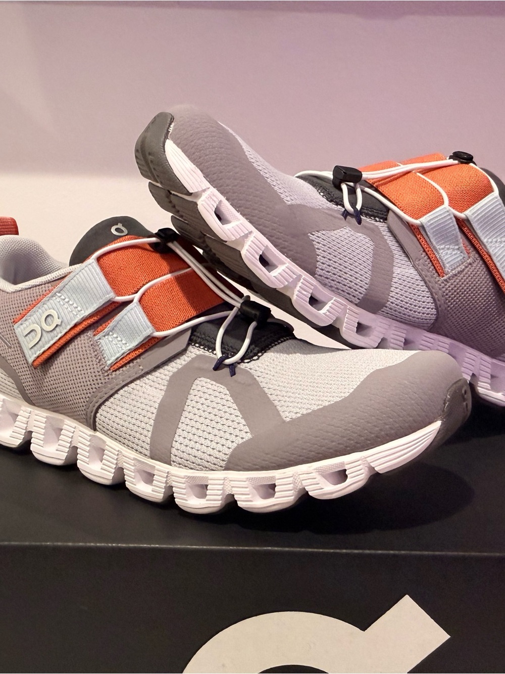 On Cloud Nexus  Low Top Lace-Up Sneakers Rubber Outsole Zinc/Spice Size 6W